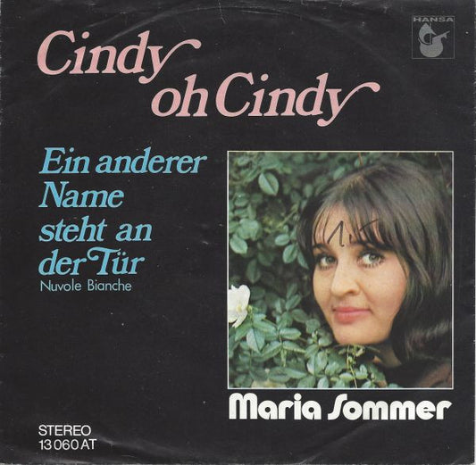 Maria Sommer : Cindy Oh Cindy (7", Single)