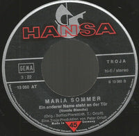 Maria Sommer : Cindy Oh Cindy (7", Single)