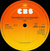 Kiz : Die Sennerin Vom Königsee (Lange Version) (12")