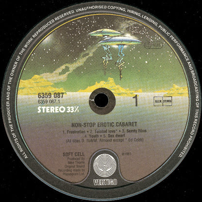 Soft Cell : Non-Stop Erotic Cabaret (LP, Album)