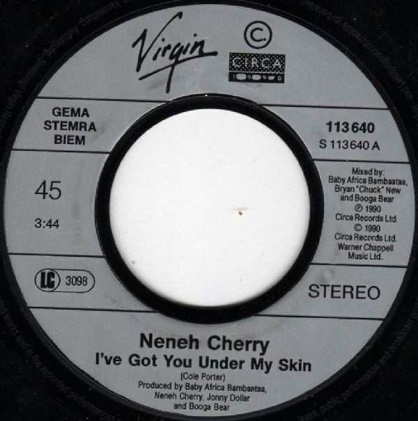 Neneh Cherry : I've Got You Under My Skin (7", Single)