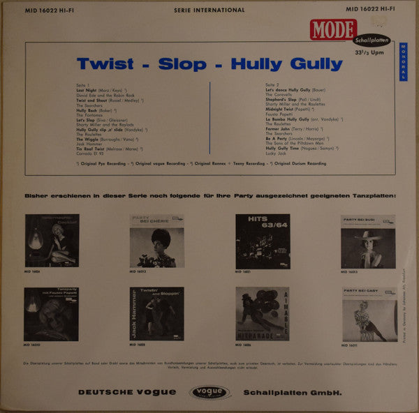Various : Slop Twist Hully Gully (LP, Comp, Mono)