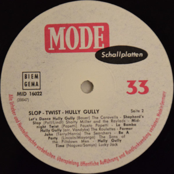 Various : Slop Twist Hully Gully (LP, Comp, Mono)