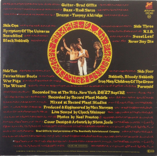 Ozzy Osbourne : Speak Of The Devil (2xLP, Album, Gat)