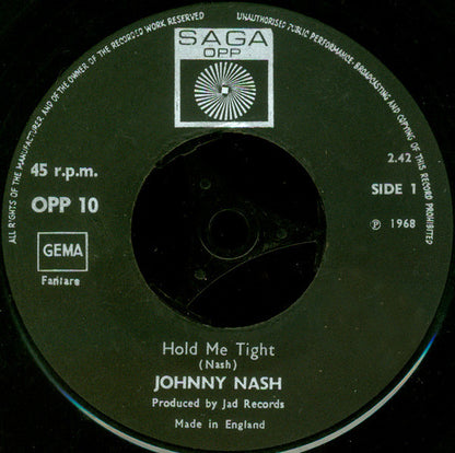 Johnny Nash : Hold Me Tight (7", Single)