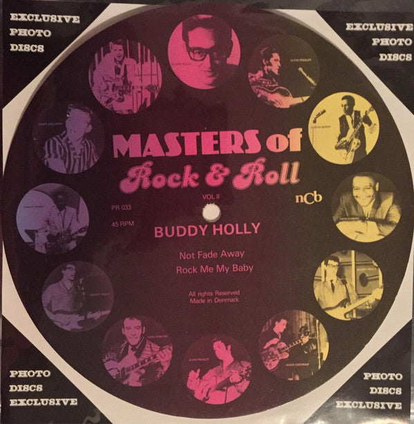 Buddy Holly : Not Fade Away / Rock Me My Baby (Flexi, 7", S/Sided, Card, Pic)