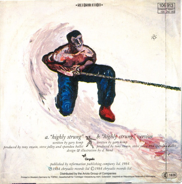Spandau Ballet : Highly Strung (7", Single)