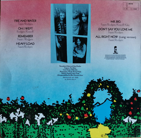 Free : Fire And Water (LP, Album, RE)