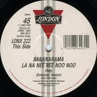 Bananarama / Lananeeneenoonoo : Help (12", Single)