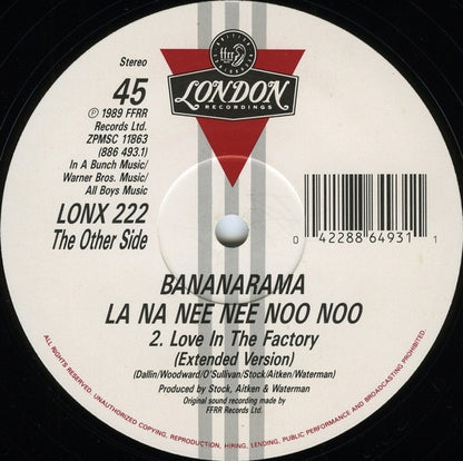 Bananarama / Lananeeneenoonoo : Help (12", Single)