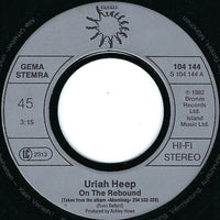 Uriah Heep : On The Rebound  (7", Single)