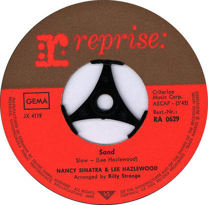 Nancy Sinatra & Lee Hazlewood : Lady Bird / Sand (7")