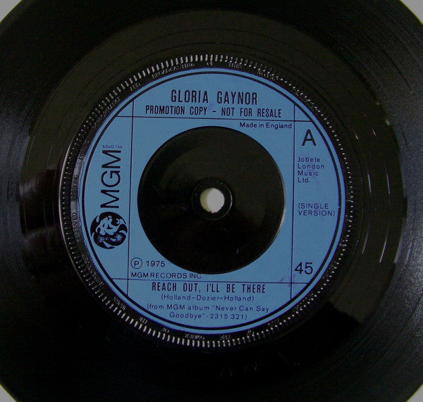 Gloria Gaynor : Reach Out, I'll Be There (7", Promo)