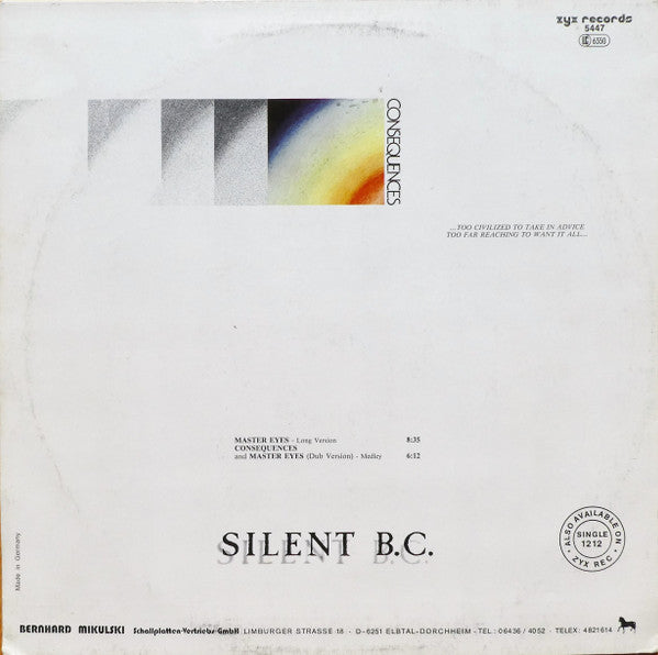 Silent B.C. : Master Eyes (12")