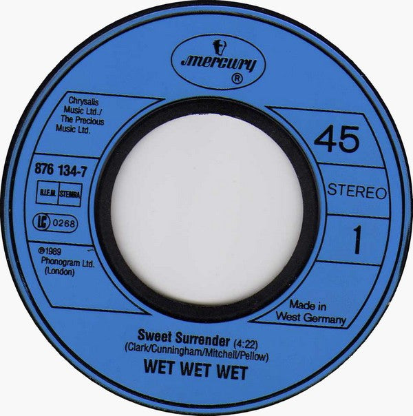 Wet Wet Wet : Sweet Surrender (7", Single)