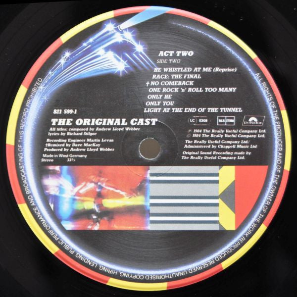 Andrew Lloyd Webber, Richard Stilgoe : Starlight Express (The Original Cast) (2xLP, Album, RE, Gat)