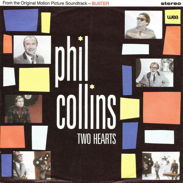 Phil Collins : Two Hearts (7", Single)