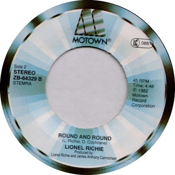 Lionel Richie : Stuck On You (7", Single)
