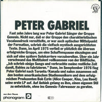 Peter Gabriel : Solsbury Hill (7", Single)