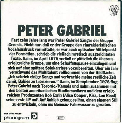 Peter Gabriel : Solsbury Hill (7", Single)