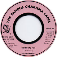Peter Gabriel : Solsbury Hill (7", Single)