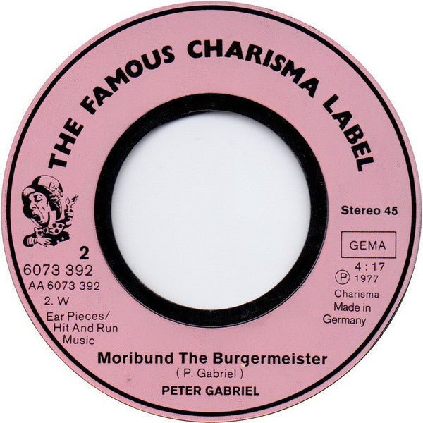 Peter Gabriel : Solsbury Hill (7", Single)