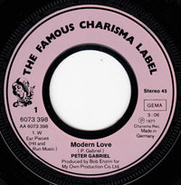Peter Gabriel : Modern Love (7", Single)