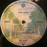 Van Halen : Van Halen (LP, Album, Bur)