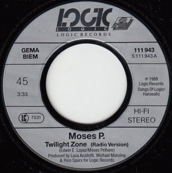 Moses Pelham : Twilight Zone (7", Single)