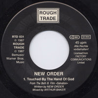 New Order : Touched By The Hand Of God (7", Single)