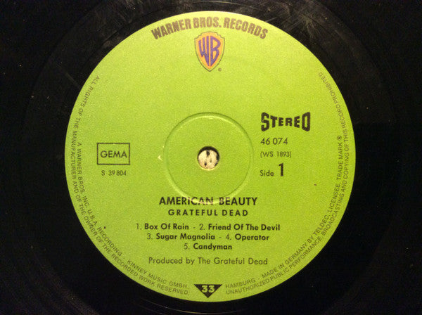 The Grateful Dead : American Beauty (LP, Album, RP)