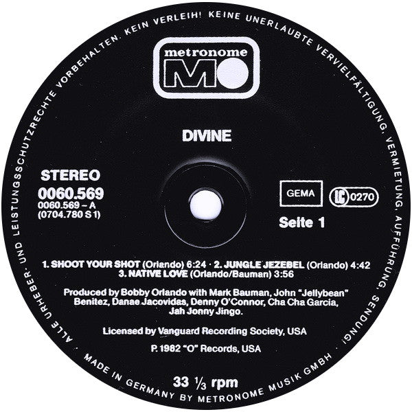 Divine : My First Album (LP, Album)