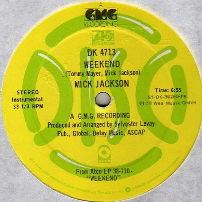 Mick Jackson : Weekend (12", Single)