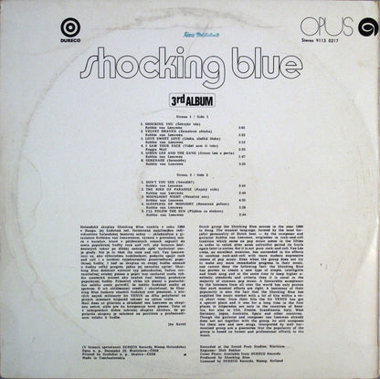 Shocking Blue : 3rd Album (LP, Album, RE)