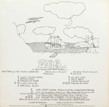 Neil Young With Crazy Horse : Zuma (LP, Album)