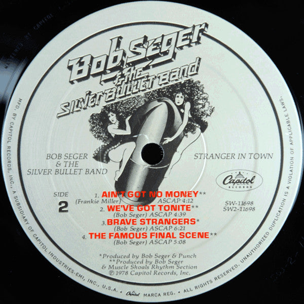 Bob Seger & The Silver Bullet Band* : Stranger In Town (LP, Album, Spe)