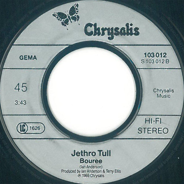 Jethro Tull : Locomotive Breath / Bouree (7", Single, RE)