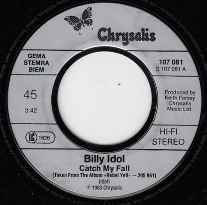 Billy Idol : Catch My Fall (7", Single)