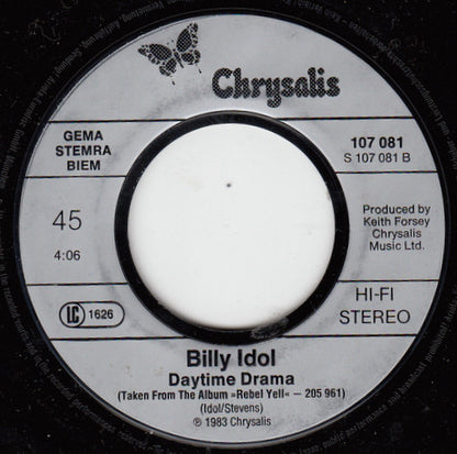 Billy Idol : Catch My Fall (7", Single)
