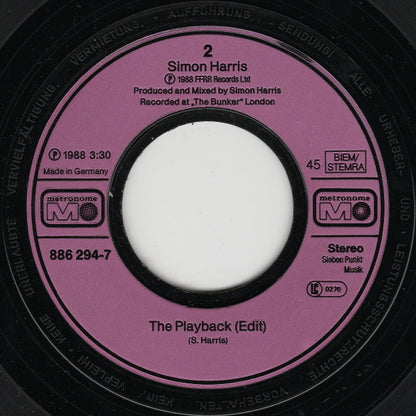 Simon Harris : Bass (How Low Can You Go) (7", Single)