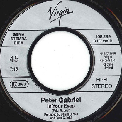 Peter Gabriel / Kate Bush : Don't Give Up (7", Single)