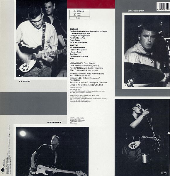 The Housemartins : The People Who Grinned Themselves To Death (LP, Album, Bla)