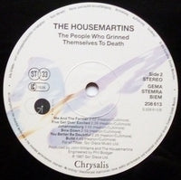 The Housemartins : The People Who Grinned Themselves To Death (LP, Album, Bla)