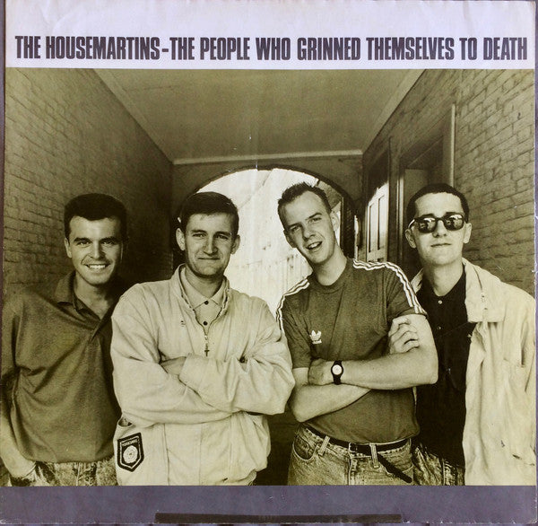 The Housemartins : The People Who Grinned Themselves To Death (LP, Album, Bla)