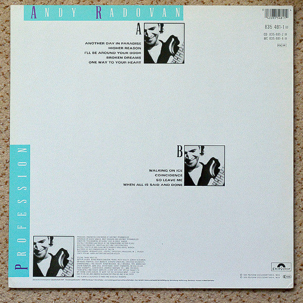Andy Radovan : Profession (LP, Album)