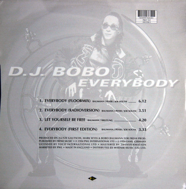 DJ BoBo : Everybody (12")
