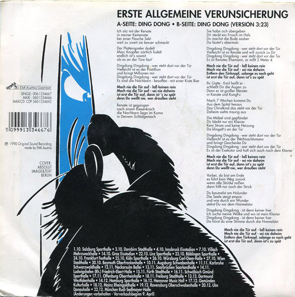 Erste Allgemeine Verunsicherung* : Ding Dong (7", Single)