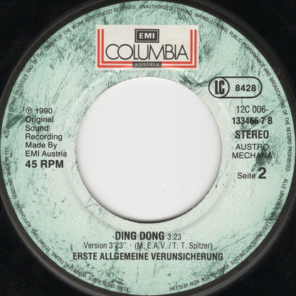 Erste Allgemeine Verunsicherung* : Ding Dong (7", Single)
