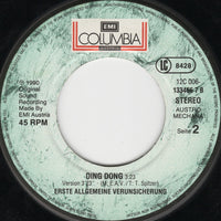 EAV (Erste Allgemeine Verunsicherung) : Ding Dong (7", Single)