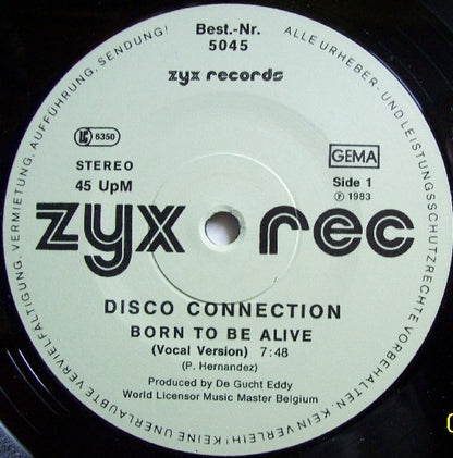 Disco Connection : Born To Be Alive (12", Com)